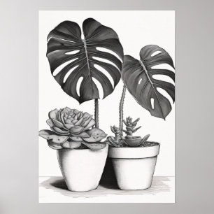 PlantenOuder Tuinieren Kamerplanten Vetplanten Suc Poster