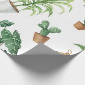 Plantenpatroon Cadeaupapier (Hoek)