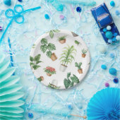Plantenpatroon Papieren Bordje (Feest)
