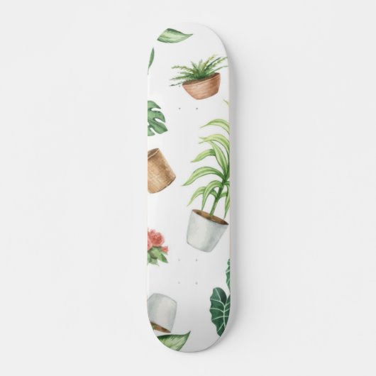 Plantenpatroon Persoonlijk Skateboard (Voorkant)