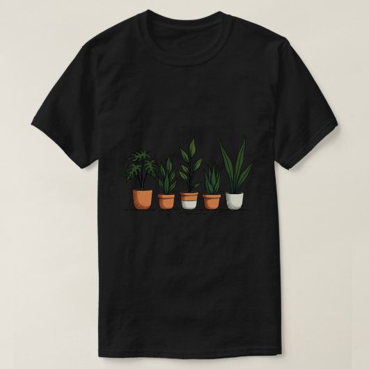 Plantenrij T-shirt (Design voorkant)
