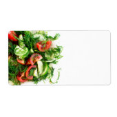Plantensalade Etiket (Voorkant)