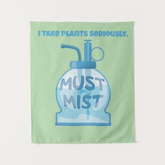 Plantensproeier voor potplanten wandkleed (Voorkant)