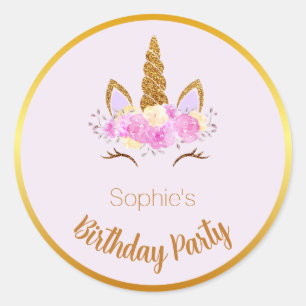 Plantensticker Rond Floral Minimalist Ronde Sticker