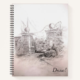 Plantentuin schetsboek notitieboek