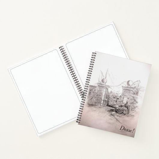 Plantentuin schetsboek notitieboek (Binnen)