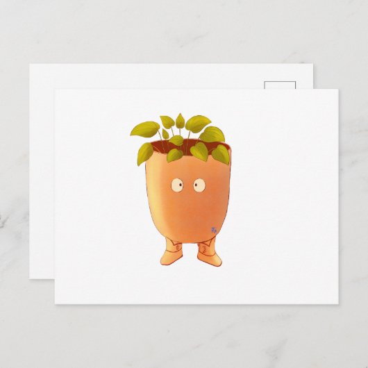 Planter postcard briefkaart (Voorkant / Achterkant)