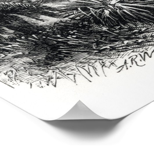 Planterhuis op de Mississippi Poster (Hoek)