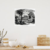 Planterhuis op de Mississippi Poster (Keuken)