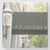 Planters in Charleston, SC. Marble Stone Onderzett Stenen Onderzetter (Voorkant)