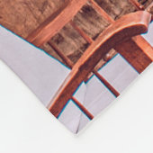 PLANTERS MET PLANT NAAR RUGRUIMTE BINNENKANT FLEECE DEKEN (Hoek)