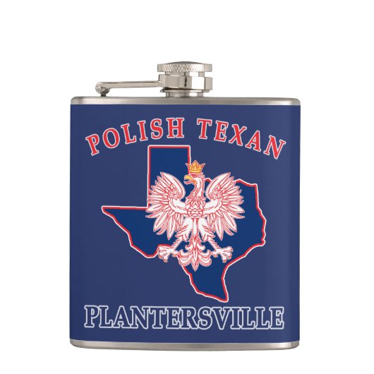 Plantersville Poland Texan Heupfles (Voorkant)