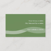 Plantilla Tarjeta de visita ondas de agua B3G Visitekaartje (Achterkant)