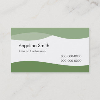 Plantilla Tarjeta de visita ondas de agua E1G Visitekaartje