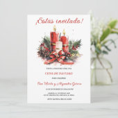 Plantillas a Fiestas de Navidad Personalizadas Kaart (Staand voorkant)