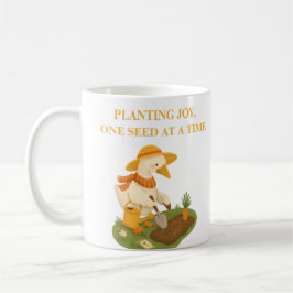 Planting Joy Gardening Goose Slogan Coffee Mug Koffiemok