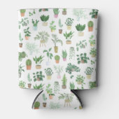 Plantita House Planten and Pots Pattern Blikjeskoeler (Voorkant)