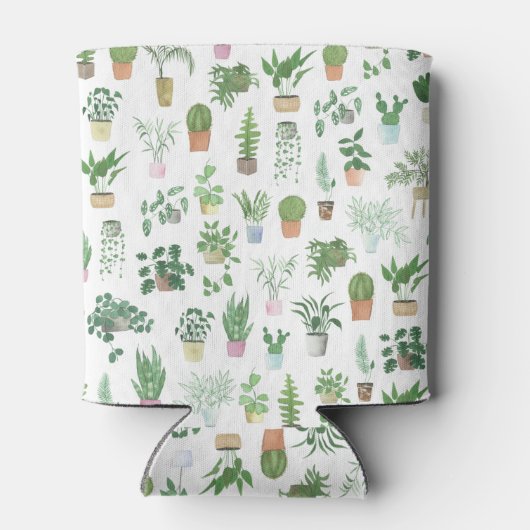 Plantita House Planten and Pots Pattern Blikjeskoeler (Achterkant)