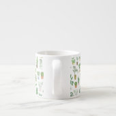 Plantita House Planten and Pots Pattern Espresso Kop (Achterkant)