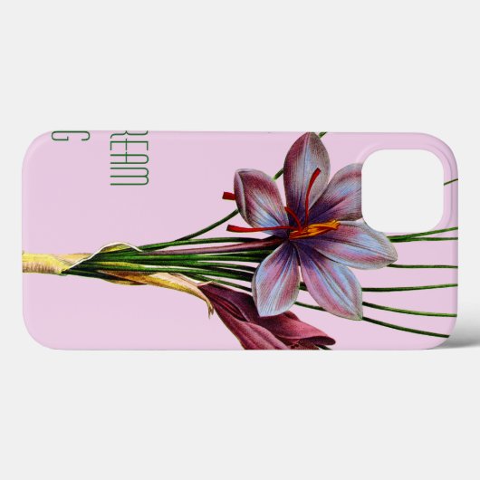 Plantkunde: Saffraan Case-Mate iPhone Case (Achterkant (horizontaal))