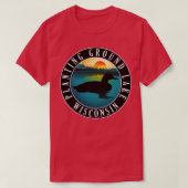 Plantplaats Lake Wisconsin Loon T-shirt (Design voorkant)