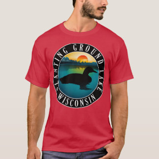 Plantplaats Lake Wisconsin Loon T-shirt