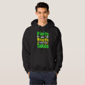 Plants And Weights Thats All It Takes Vegan Weight Hoodie (Voorkant volledig)