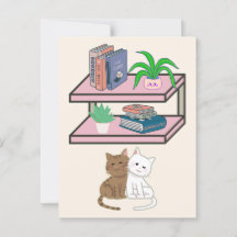 Plants, Cats And Books - Bookish Cat Aesthetic