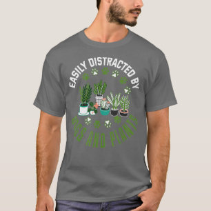Plants & Dogs Shirt Funny Plant Lover Dog Lover