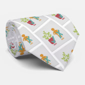 Plants Yes People No Stropdas (Opgerold)