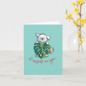 Planty Pup: Be-Leaf Kaart (Gele Bloem)