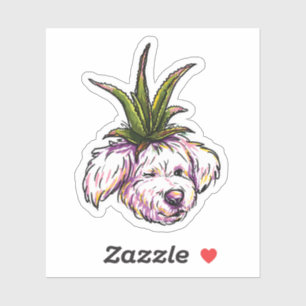 Planty Pup: veerkrachtig Sticker