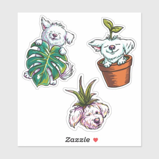Planty Pups: Jack Sticker (Vel)