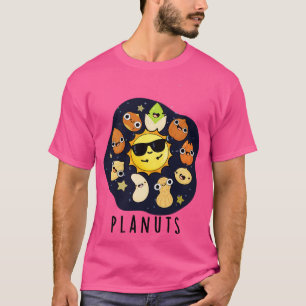 Planuts Funny Astronomy Nuts Pun 1 T-shirt