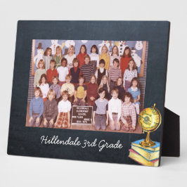 Plaque 8x10 voor scholen of klassen fotoplaat