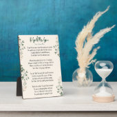 Plaque Annie Johnson Flint  - He Giveth More Grace Fotoplaat (Zijkant)