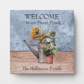 Plaque Artwork Sunflower and Rozen Garden Fotoplaat (Voorkant)