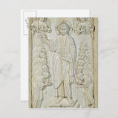 Plaque die Christus zegen de apostelen Briefkaart (Voorkant / Achterkant)