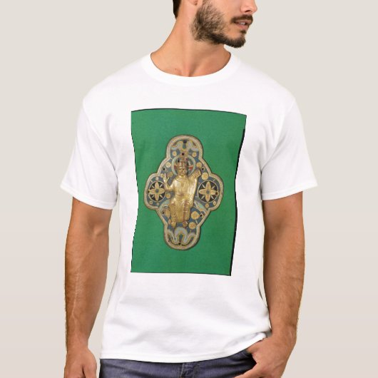 Plaque die God zegen afschildert T-shirt (Voorkant)