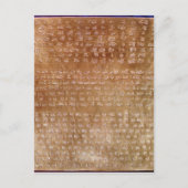 Plaque du Darius I 550-500 BC Briefkaart (Voorkant)