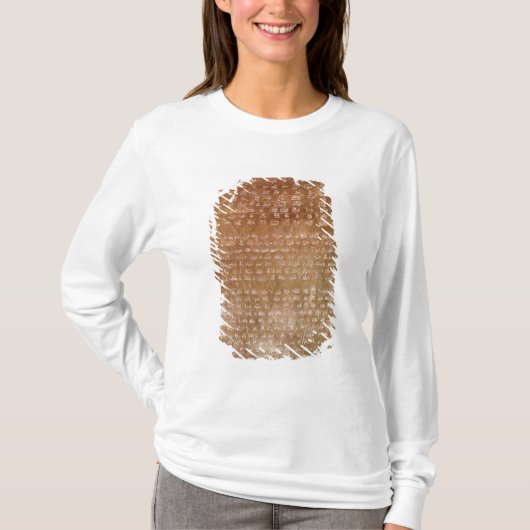 Plaque du Darius I 550-500 BC T-shirt (Voorkant)