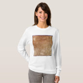 Plaque du Darius I 550-500 BC T-shirt (Voorkant volledig)