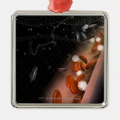 Plaque in de slagaders metalen ornament (Voorkant)