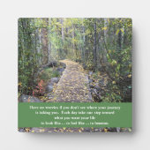 Plaque Journey Bossen Fotoplaat (Voorkant)
