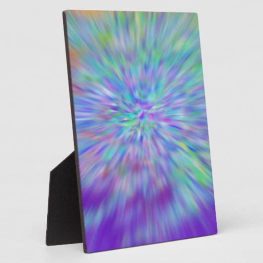 Plaque kleur abstract fotoplaat (Zijkant)