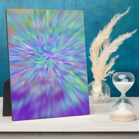 Plaque kleur abstract fotoplaat (Zijkant)