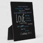 Plaque - Liefde is een soort mix Fotoplaat (Zijkant)