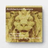 Plaque - Lion Head Fotoplaat (Voorkant)