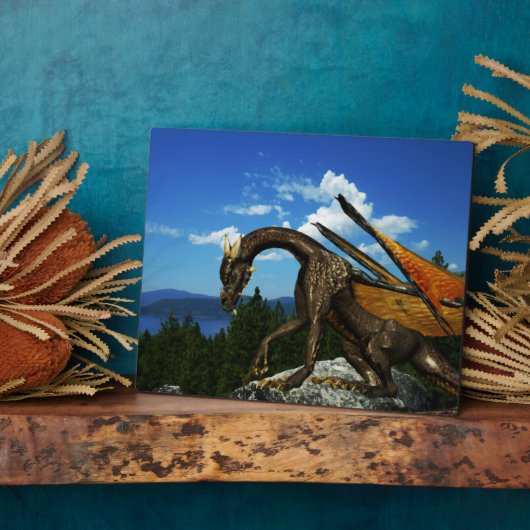 Plaque meer Uitzicht Fotoplaat (Zijkant)