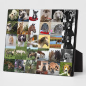 Plaque met 30x foto collage - ELKE gelegenheid Fotoplaat (Zijkant)